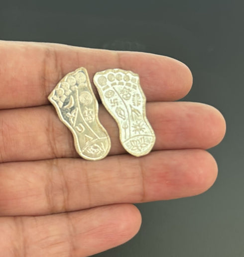 Pure Silver Laxmi Paduka 2g